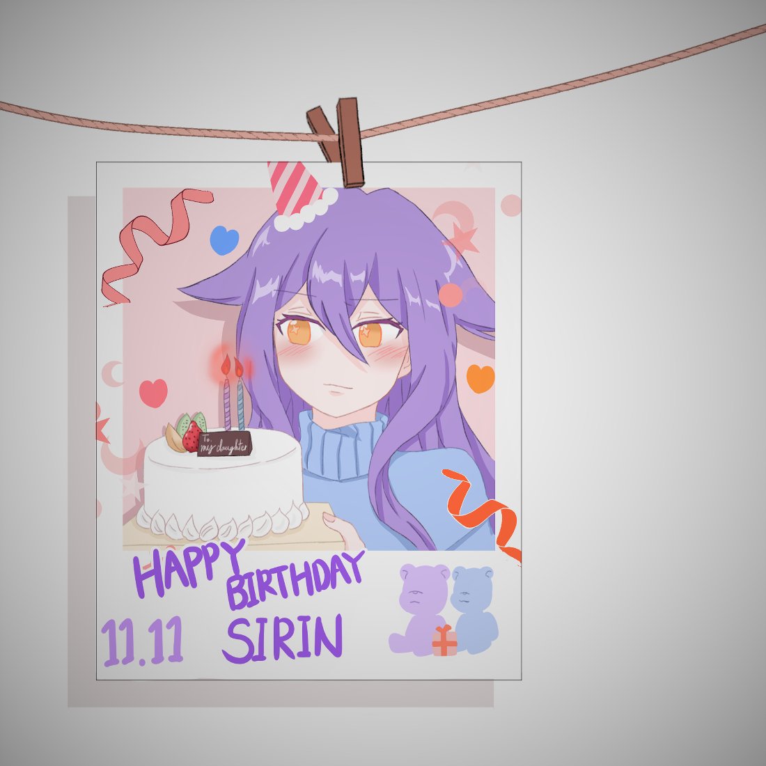 Ritt_88's tweet photo. Happy B-Day SIRIN!🎉😢 https://t.co/LK4TmFtX5a