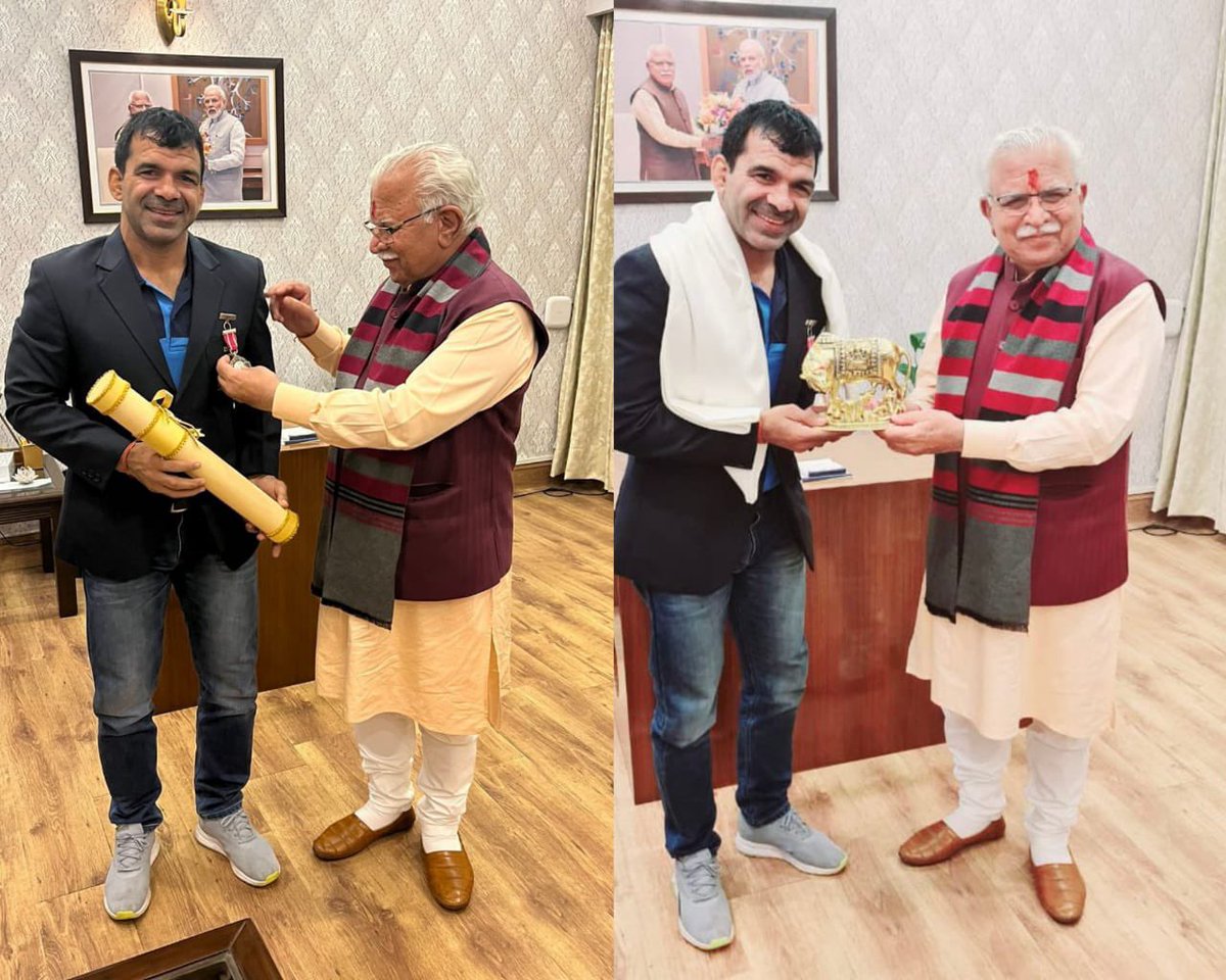 GoongaPahalwan's tweet photo. आज मुख्यमंत्री जी से मुलाक़ात हुई, पहले तो उन्होंने मुझे पद्मश्री मिलने पर सम्मानित किया, और उन्होंने कहा जो आपके साथ जो गलत हो रहा है उसके लिए बहुत जल्दी एक कमे��ी गठित की जाएगी, और आपको न्याय मिलेगा, बहुत धन्यवाद मुख्यमंत्री जी, और आप सभी दोस्तों का जिन्होंने मेरा साथ दिया!🙏 https://t.co/gFUQzxbGUY