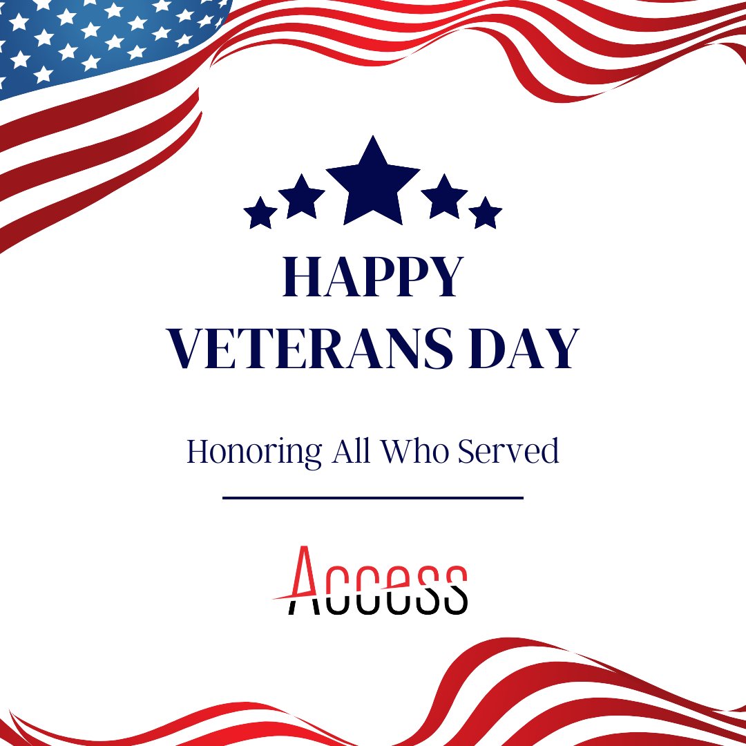 AInterpreting's tweet photo. Happy Veterans Day from Access Interpreting. We are taking today to remember and honor those that have served our country. https://t.co/7hbYwl1oR0