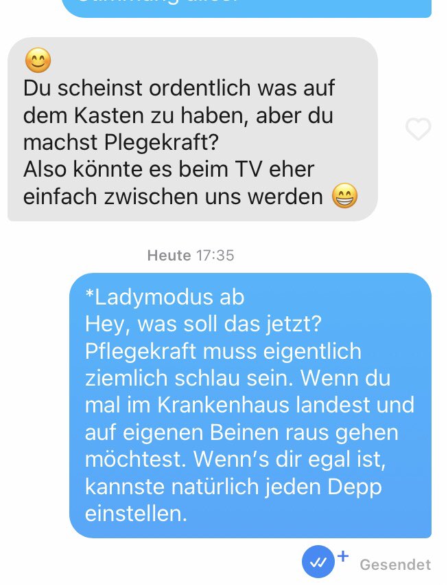 witta's tweet photo. Ich dachte, mich ärgert nix mehr als #KoelleAlaaf.
Aber Ralf hat mich doch von null auf 100 gebracht.
So sieht uns die Gesellschaft. Die Deppen ohne Ahnung, die nur den Arsch abwischen können. #respectthenurses https://t.co/En6Au5zTiz