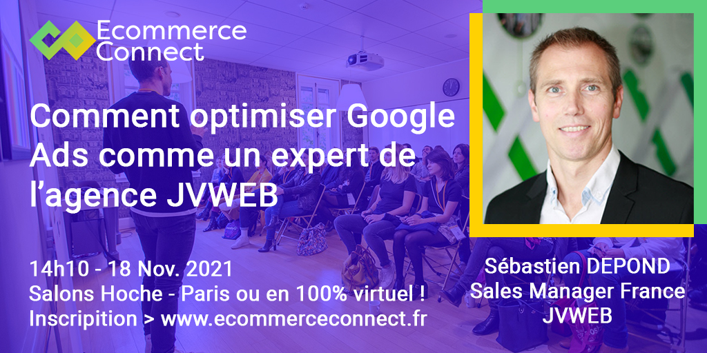 “Comment optimiser #GoogleAds comme un expert de l’agence <a href="/jvweb/">JVWEB</a>, le tout illustré par des cas clients”, c’est sur #Ecoco que ça se passe, jeudi 18, avec le fidèle Sébastien DEPOND aux manettes du #Workshop >>> lnkd.in/e6GuNpYp