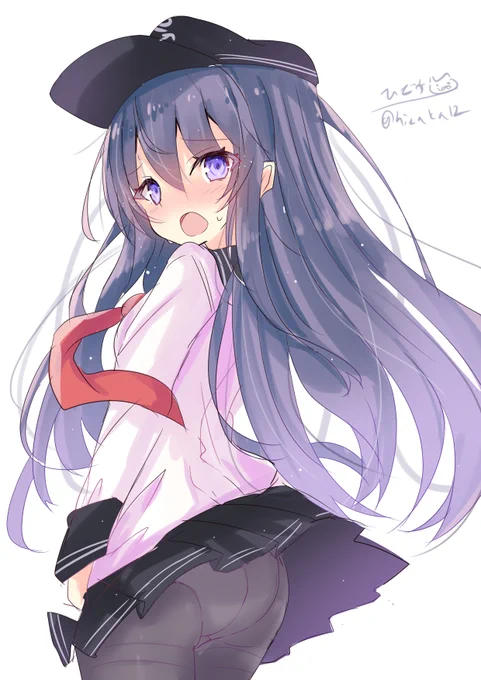 「きゃあ!?」風が吹いてきた暁
#艦これ版深夜の真剣お絵描き60分一本勝負
#艦これ版真剣お絵描き60分一本勝負_20211111 