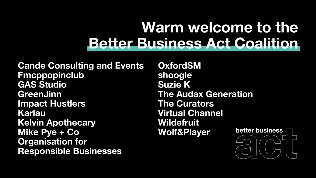 Better Business Act tweet media