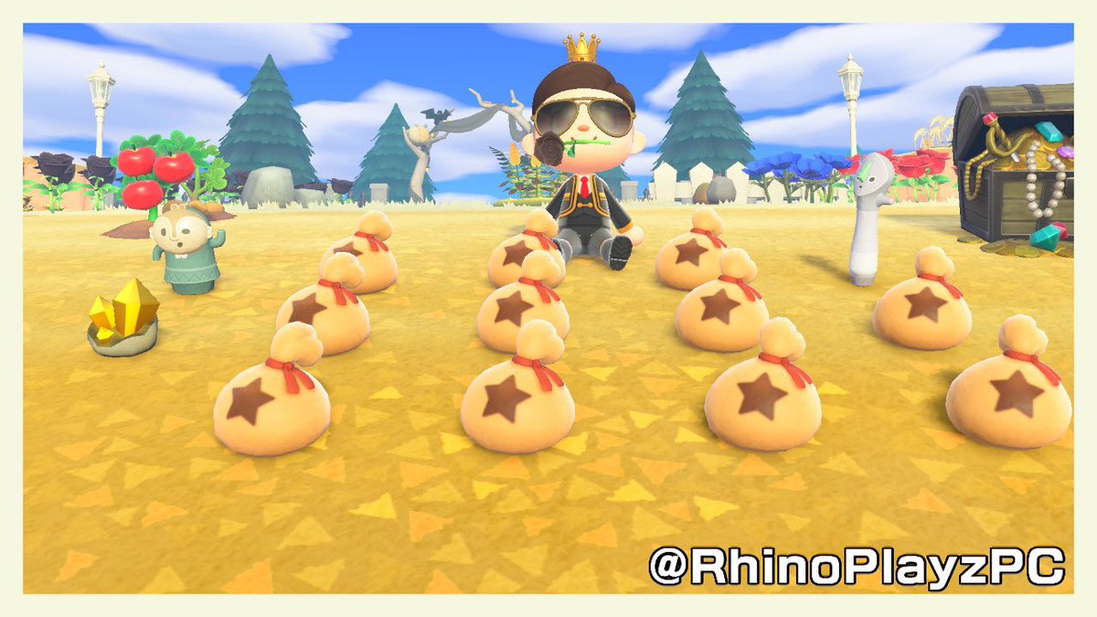 RhinoPlayzPC's tweet photo. ANIMAL CROSSING GIVEAWAY!!

Winner will win 1M bells + a stack of gold nuggets + sum gyroids c:
This isnt as big as my giveaways used to be cause im currently broke :)

To enter:
•follow
•retweet
•like and then comment done
Ends in 24 hours!
#ACNH #animalcrossing #ACNHgiveaway https://t.co/gYNX6EO3Bj