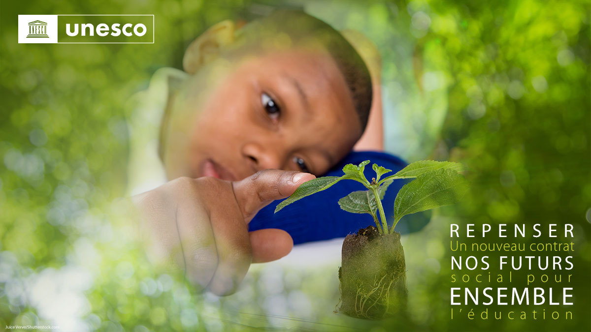 À l'heure où le monde est confronté à des défis sans précédent, l'éducation est notre clé pour un avenir durable.

L'initiative mondiale de l'<a href="/UNESCO_fr/">UNESCO en français</a>, « Les #FutursdelÉducation », vise à repenser l'éducation pour façonner l'avenir que nous voulons. on.unesco.org/3H1Xh2L