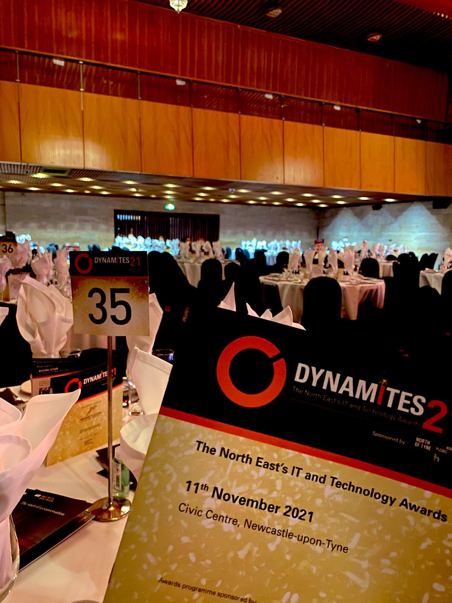 The tables are set and ready to welcome all our #Dynamites21 guests and shortlistees🎉. The evening is fast approaching and we can’t wait to welcome everyone back to our in person awards 🏆🎉