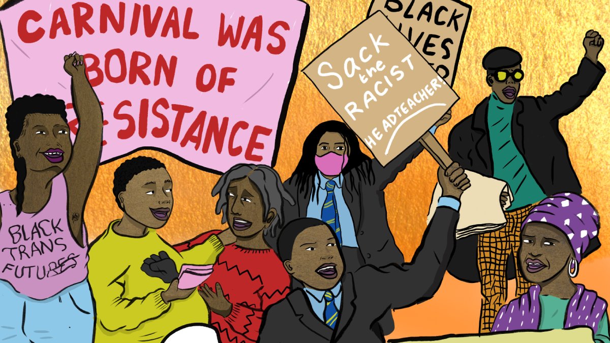 Huge thanks to our featured guests for sharing their stories with us on "The Oral Tradition", our podcast that discusses the themes of celebration, education, loss, migration and resistance.

Listen: blackdigitalarchives.org/podcast/

#blackarchives #blackhistory

[Illustration <a href="/RudyLoewe/">Rudy Loewe</a>]