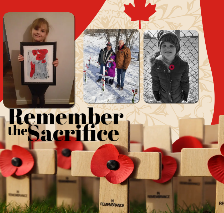DaveMurYYC's tweet photo. For four years we've given a copy of this painting our daughter did when she was three to a Veteran.  As there's no ceremonies here today we'll give out a few tomorrow at the museum and local @RoyalCdnLegion to carry on our tradition.  
#LestWeForget #CanadaRemembers https://t.co/vQBYAir8Fy