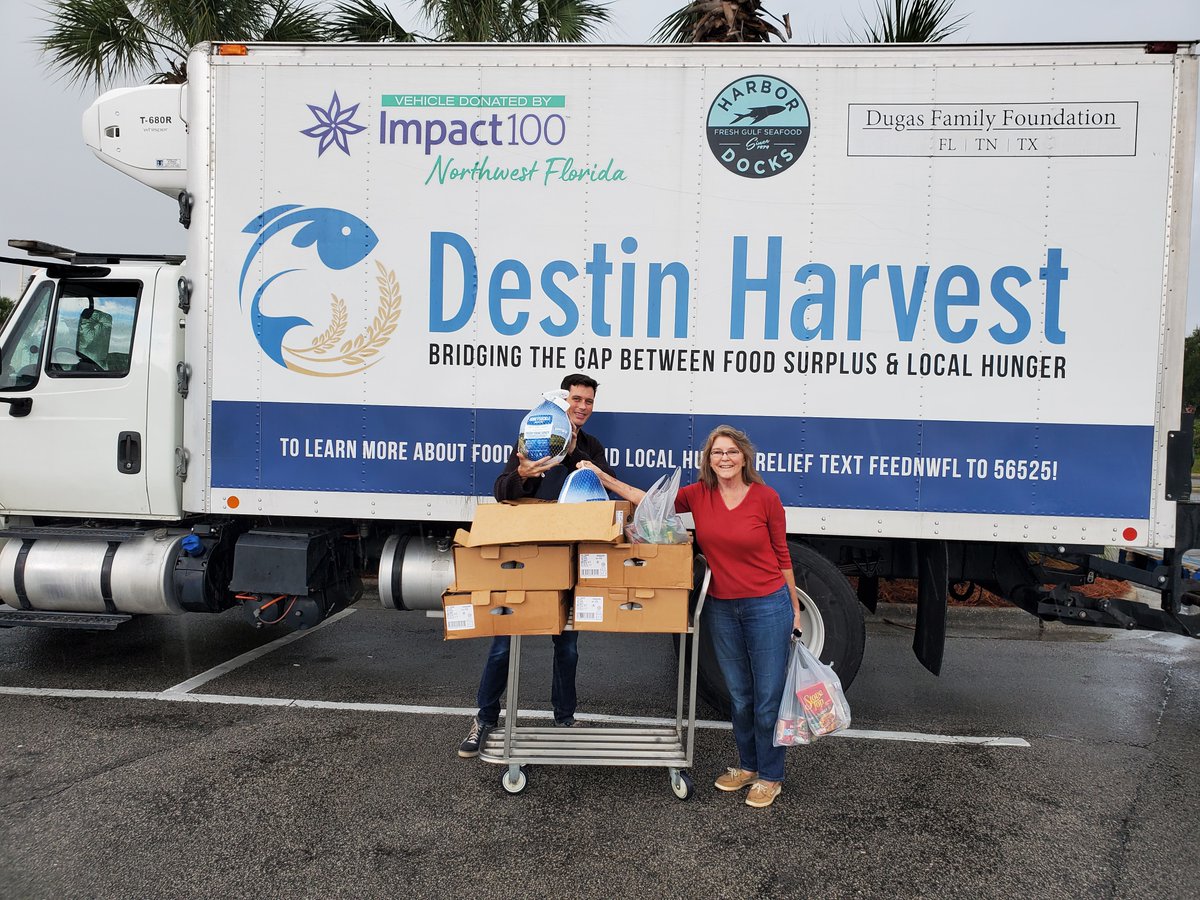 DH truly has the most amazing supporters. Pam Powers, Destin resident, Retired Navy Chief Petty Officer, celebrated her birthday today by donating 20 turkeys and multiple bags of purchased groceries in the rain to DH. Thank you, Pam!! #hunger #VeteransDay2021 #foodsecurity