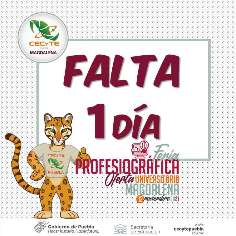 CECyTEMagdalena's tweet photo. #FeriaProfesiográfica
Solo faltan unas horas para dar inicio a este gran evento que tenemos preparado para ti, con más de 30 universidades invitadas.
¡No te la puedes perder!
#SomosCECyTE
#CECyTEdeDiez https://t.co/vdX8SSJ8MV