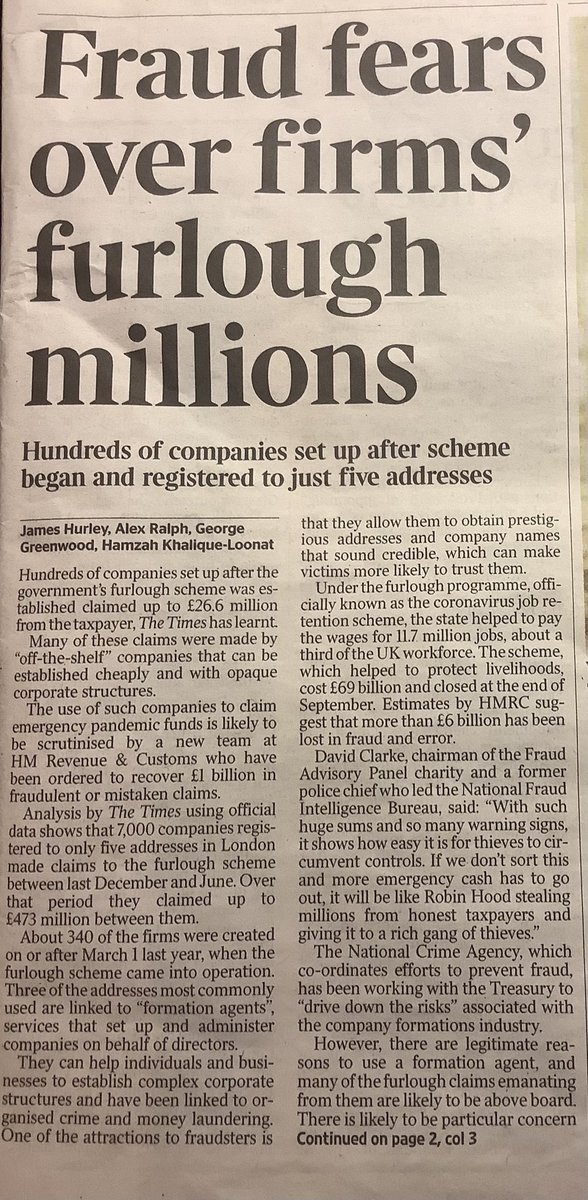 marrtoffee's tweet photo. 7000 companies registered to five addresses, surely someone must have noticed? https://t.co/SA9Y76N21g