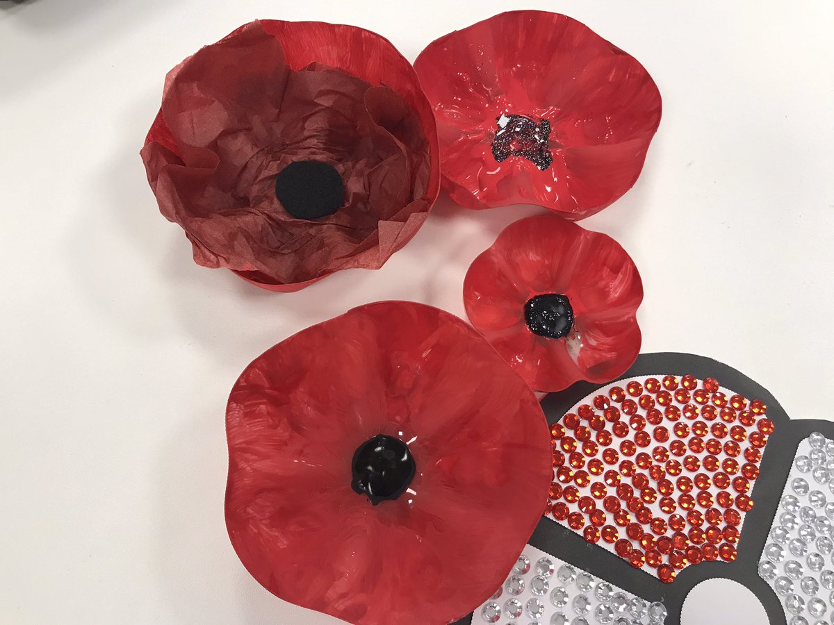 earlyyearsefc's tweet photo. It’s Green week and we have used our recycled bottles to make poppies @NCCEpping_ @TLevels_govuk @earlyyearshelin #plasticbottles https://t.co/veyzUJGeTs