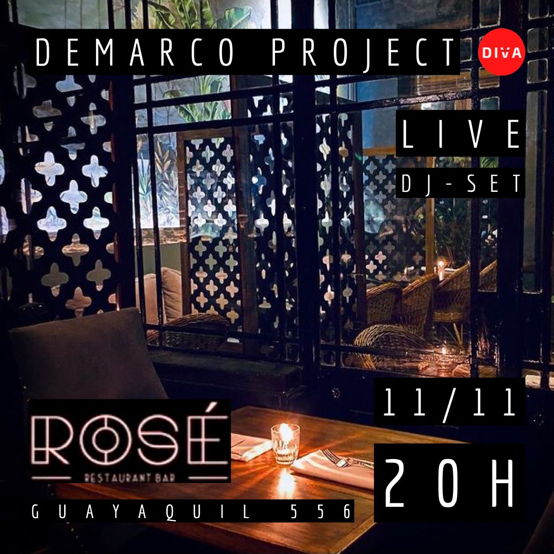 DemarcoProject's tweet image. HOY 11/11 a partir de las 20 hs. estaremos musicalizando la noche de Rosé Restaurant &amp;amp; Bar @roserestaurantbar
Guayaquil 556 - Caballito. By @divabookings
Los esperamos!!!
#djset #chillout #electronicmusic #housemusic #deephouse #music #musica #buenosaires #caba #caballito