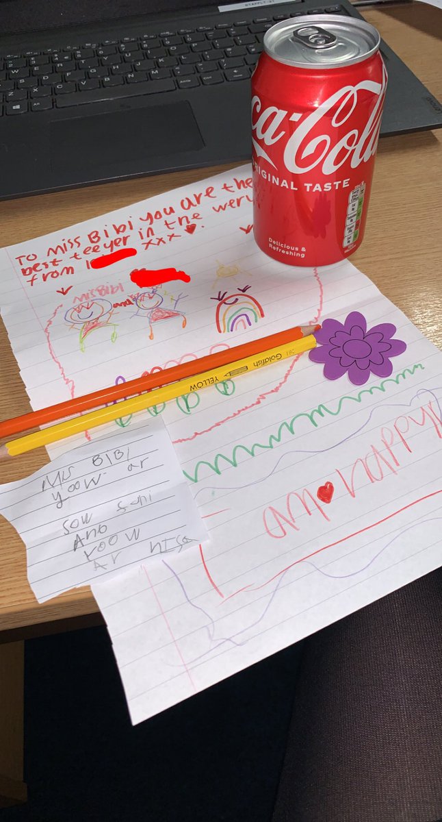 MissBibiYear2's tweet photo. When you finally get that feeling that your on the right track 👍🏼 
My children really do know what makes me happy 😂🙈 #CocaCola https://t.co/zSAQtbDEgT