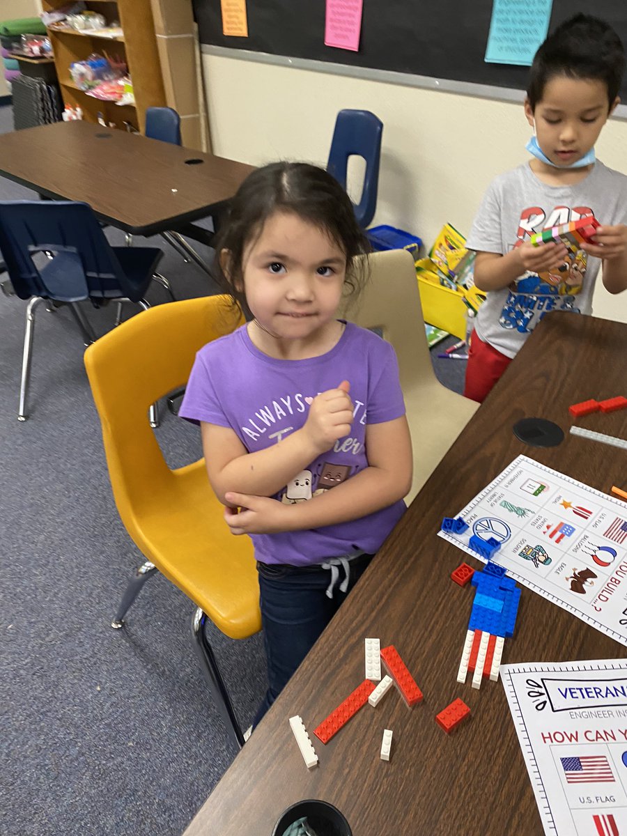 StemBoone's tweet photo. I love the Kinder students’ imaginations! Happy Veteran’s Day! #VeteransDay2021 https://t.co/dV9vAB60JF