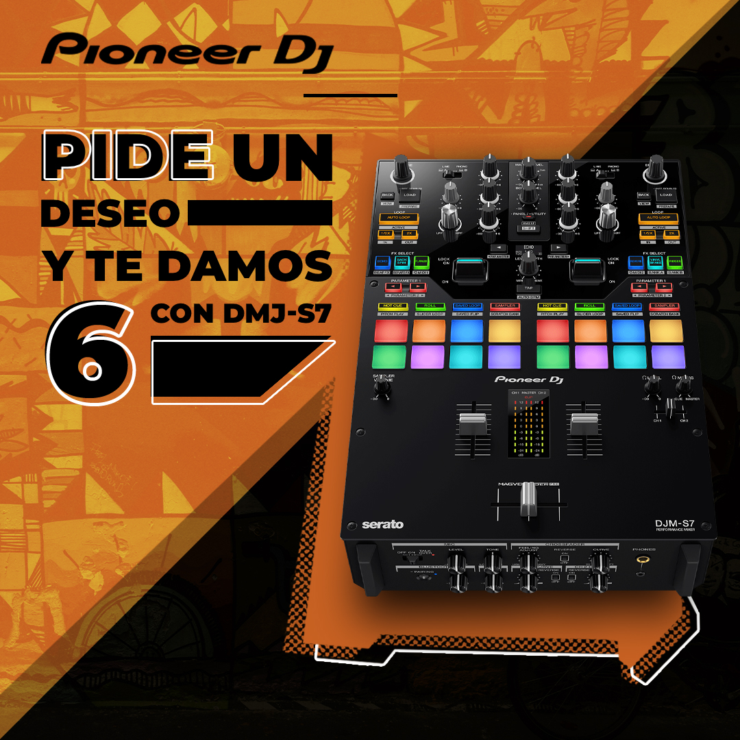 PioneerMX's tweet photo. 6 features que harán que desees la DJM-S7
#pioneerdjmx #pioneerdjlatinoamerica #serato #rekordbox #battlemixer #djms7 https://t.co/3JC6v0O1AA