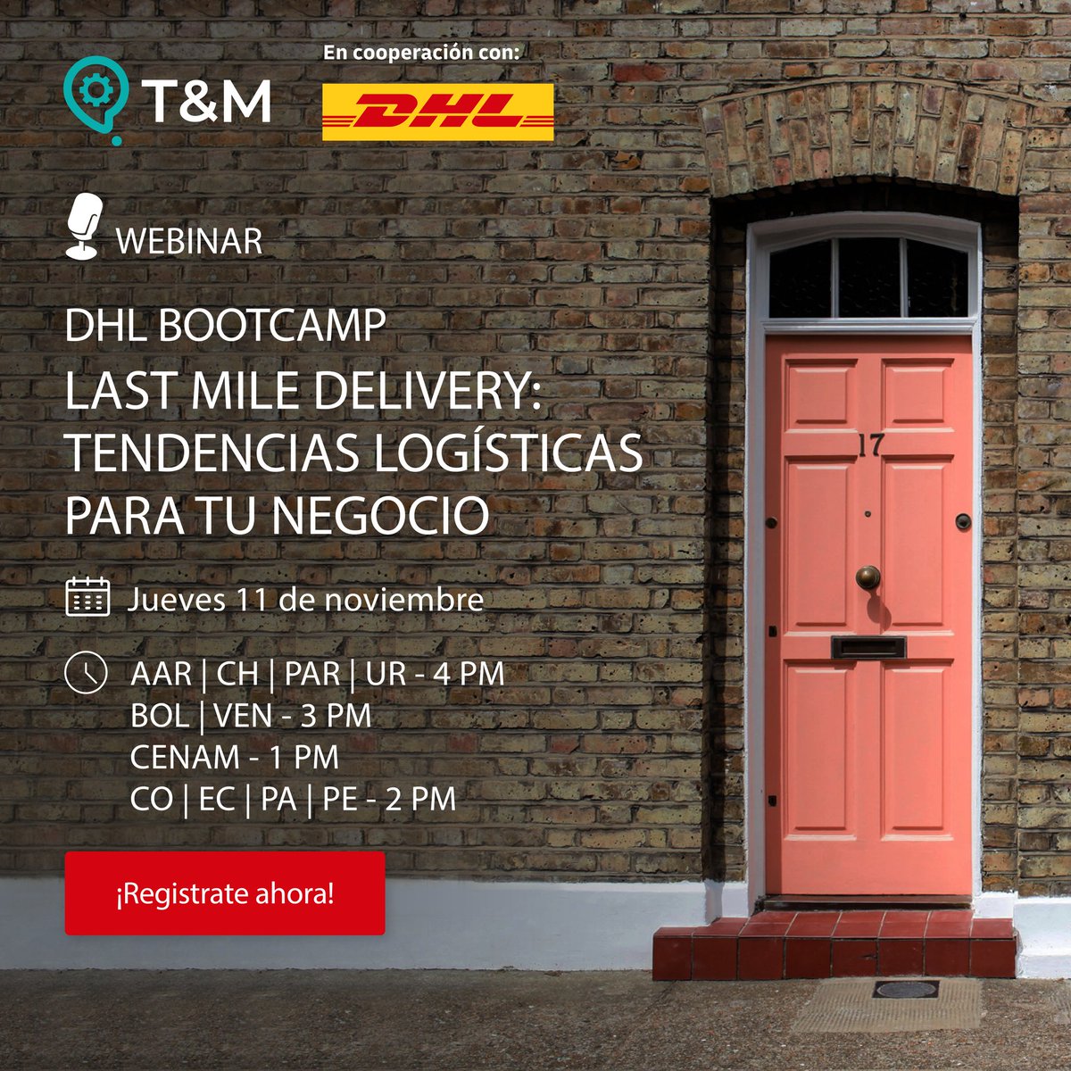 tnmlatam's tweet photo. Si te preguntas qué es la logística express y cómo puede ayudarte a internacionalizar tu negocio. 

Asiste al webinar y conocerás acerca de logística express y las últimas tendencias de eCommerce🚀🤓

JUEVES 11 DE NOVIEMBRE  @ 1PM CEN.

Regístrate en: https://t.co/dtxHtPvDW3 https://t.co/yYeXMafLu3