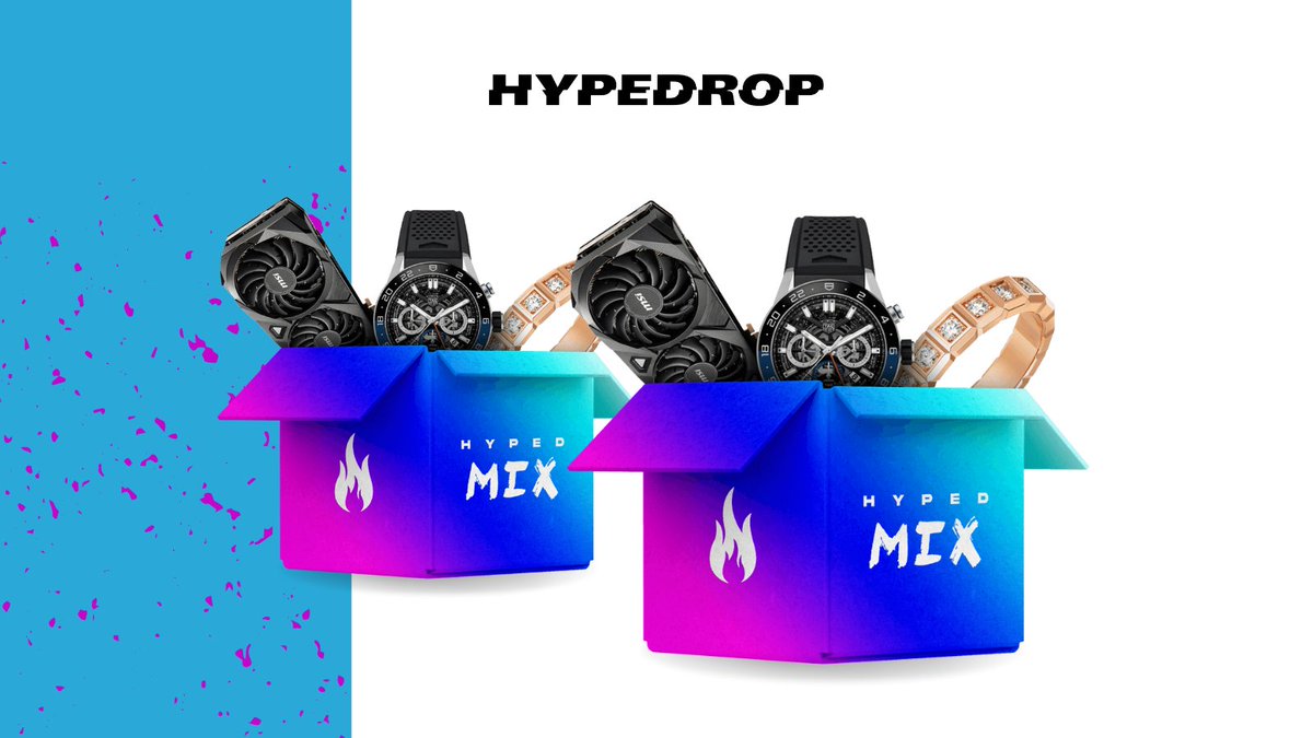 Happy #HypeDrop time! We've got 15 Hyped Mix Mystery Boxes to give away at random 📦

To be in with a chance of winning; follow us, like this tweet, retweet this tweet and share your most opened box in the replies! 

GL! You've got 1 hour ⚡️