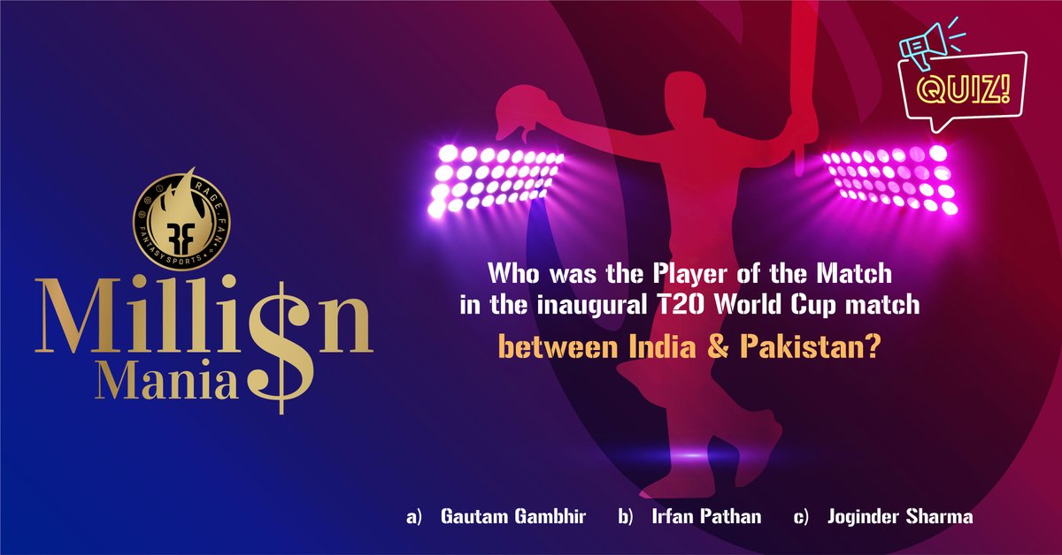 RageFanSocial's tweet photo. Comment your answer and tag 3 friends. 50 correct answers will get 50 $PRAGE everyday to play on the Rage App and win $RAGE
Download your #RageApp here ⬇️
IOS: https://t.co/4rVRbTYv4H
Android: https://t.co/Kg25vmyMCS
#RageFan #RageQuiz #Rage #WinRage #T20WorldCup2021 https://t.co/tGftY6LGNq