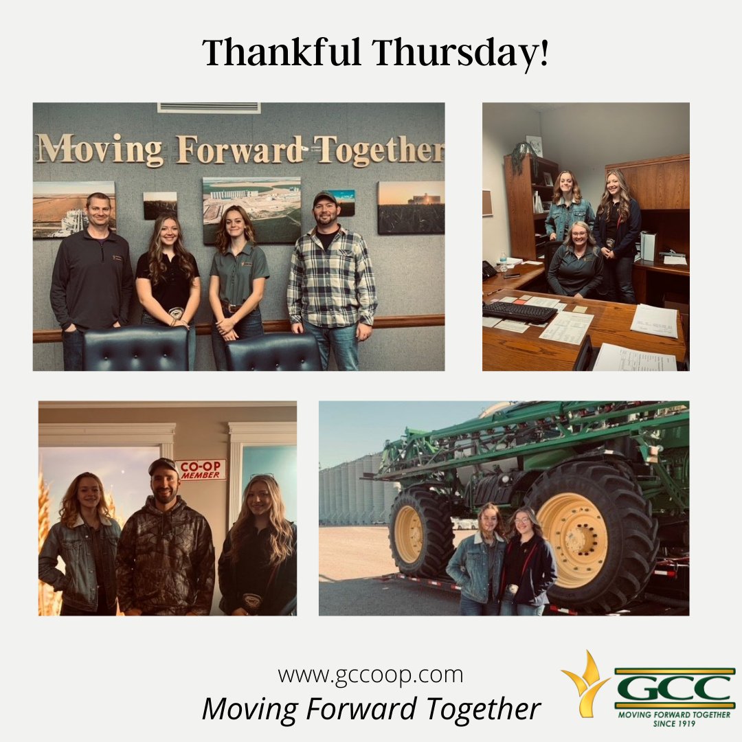 GardenCityCoop's tweet photo. Yesterday we had the pleasure of having Hannah Warner and Cheyenne Jantz, both juniors at Ulysses High participate in Job Shadow Day yesterday!
#thankfulthursday #sharingtogether #gccoop #kscoop #shadowday #movingforwardtogether #thankful #community #ulyssesks #gardencityks https://t.co/2FuMvE3Ycg