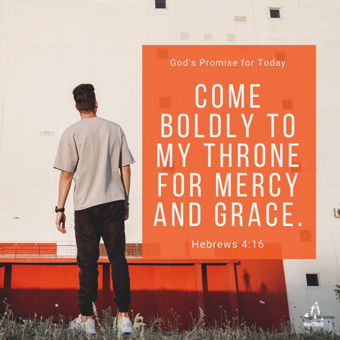 WoolStitch's tweet image. #TodaysPromise

Yesterday's promise was about how Christ gets us because He also lived in the flesh.  Today, because of that promise, we can boldly approach His throne of grace and mercy for His grace &amp;amp; mercy. #Hebrews4v16

#GodsdailyPromise #WoolStitch #transformingLives #devo