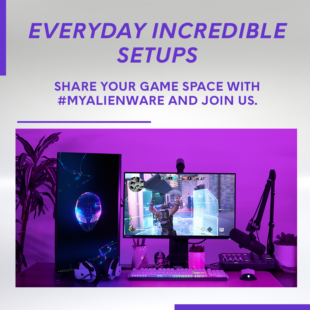 Alienware's tweet photo. We want to celebrate the efforts you put into your setup!

Show us yours using #MyAlienware for the chance to be featured. https://t.co/VaUGK2EuG3