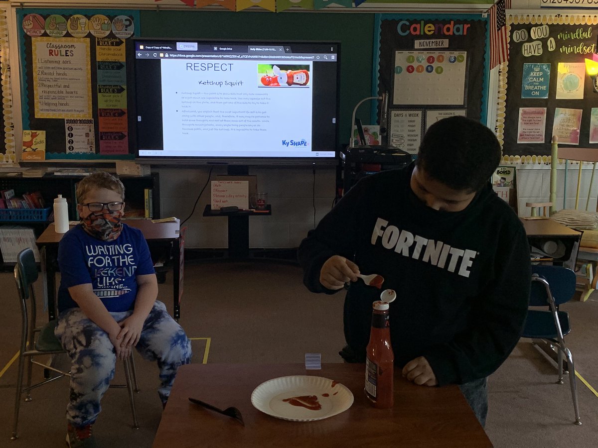 Learning about respect and that you can’t take back what is already said. Be kind! #KindnessAcrossTheCommonwealth #JCPSKY <a href="/ZacharyTaylorEl/">Zachary Taylor Elementary</a>