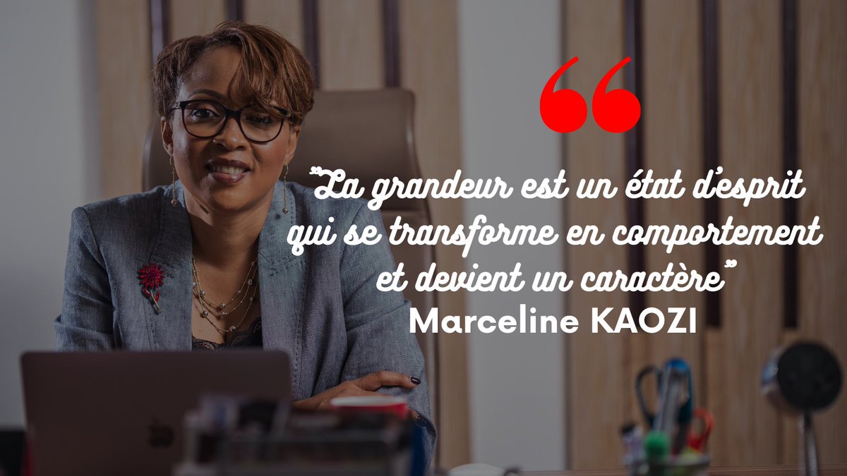MarcelineKaozi's tweet photo. La #grandeur est un état d'esprit qui se transforme en comportement et devient un caractère.

#grandeur #greatness #Entrepreneur #femme #femmes https://t.co/fP7u2HREqa
