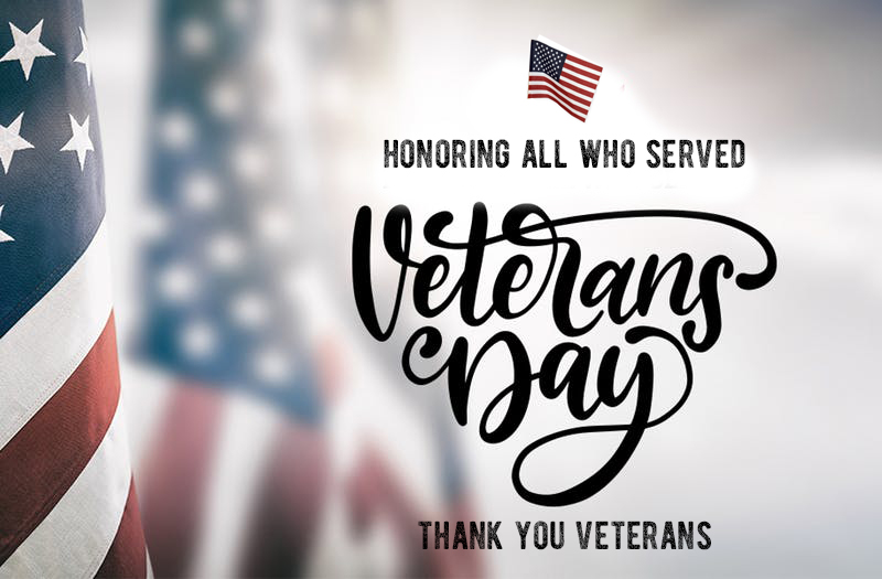 We would like to honor all of those who have served our country this Veteran's Day. Thank you for all that you do! 🇺🇸 #loveinaction