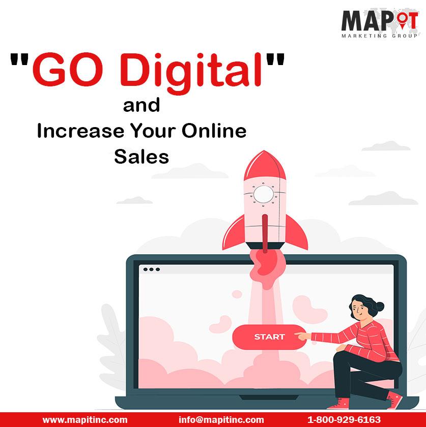 MapITinc's tweet photo. Go Digital and Increase your online sales.

Many businesses find it hard to generate more leads and this is where we help our clients with our result-oriented digital marketing solutions.

Call us today at 1-800-929-6163 and discuss your project. https://t.co/SC1T9h8EjR