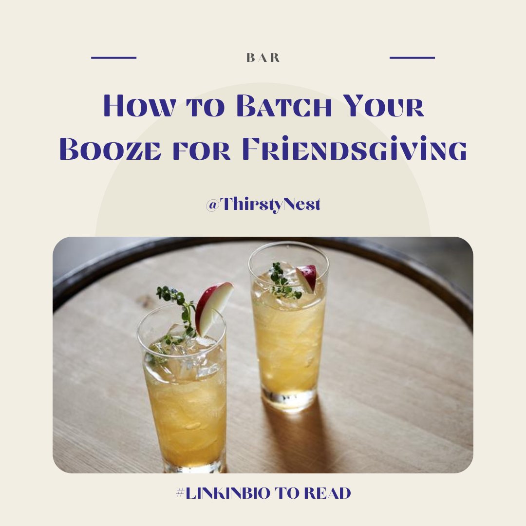 On the blog:
How to Batch Your Booze for Friendsgiving 

Read the post:📝

l8r.it/Z2tx