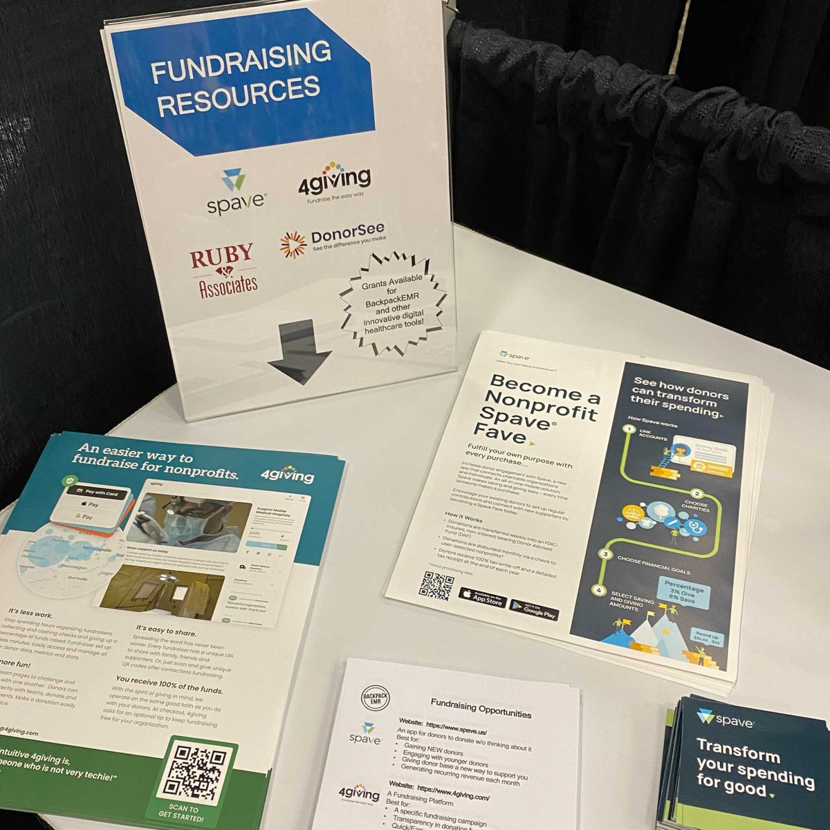 BackpackEmr's tweet image. It&apos;s conference day! #GMHC2021 And this year we are promoting fundraising tools at our booth that we&apos;ve found to be most helpful and innovative for non-profits.
@spavenow @Be4Giving @DonorSee