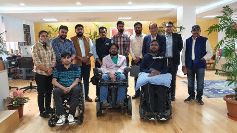 amitabhk87's tweet photo. Boccia is a precision ball game played by differently abled persons. It was introduced in Paralympics in 1984 &amp; is one of the 22  games for those who require a wheelchair. Delighted to interact with Champions who are representing India at World Boccia Asia-Oceania Championship. https://t.co/TZOdrCyiNl
