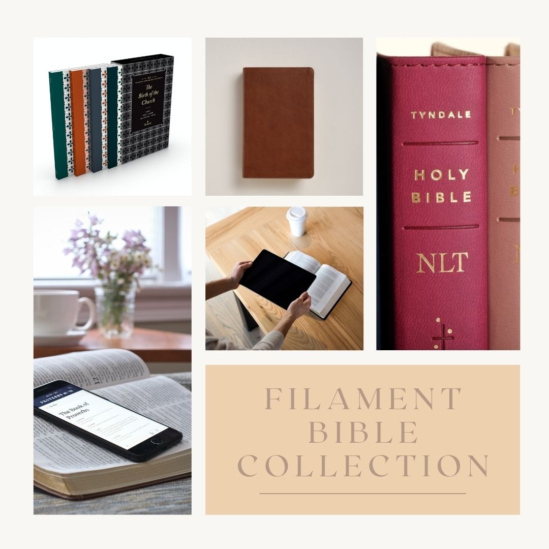 NLTverse's tweet photo. Tyndale is having a Filament Bible Collection sale. You can save up to 35% on some Filament Bibles and soon to release Filament Bible Journals. See what's on sale https://t.co/nzhYtWOsVE
#NLTBible #TyndaleBibles #FilamentSale #BibleSale #LearnMoreCarryLess #LearnMoreCostsLess https://t.co/NB63fd8zRD