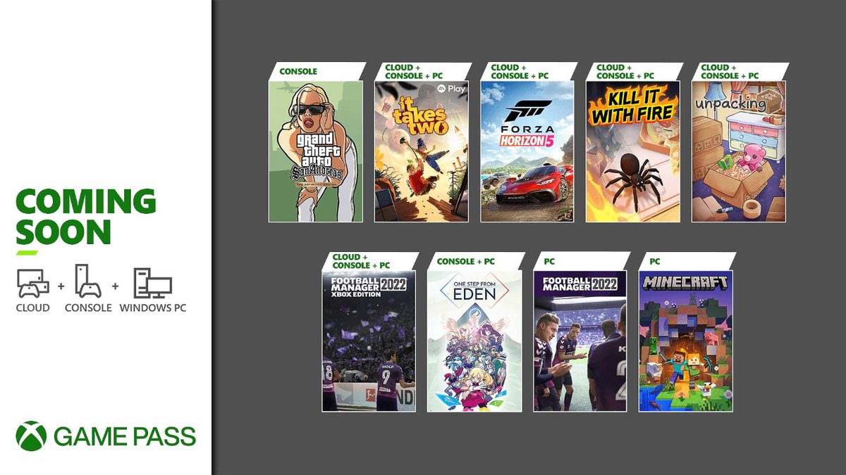 eneba_es's tweet photo. 👾 Chollito del día 👾

Xbox Game Pass Ultimate - 10% de DTO con el código ➡️10GAMEPASS⬅️

👉 Forza Horizon 5, Football Manager 2022 y muchos otros juegos este mes en Game Pass, ¿te los vas a perder? 

Oferta: https://t.co/bPK03oIIjN https://t.co/7vrZbLHI3q