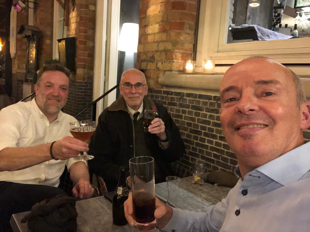 So great to be able to catch up with old friends in Ypres tonight