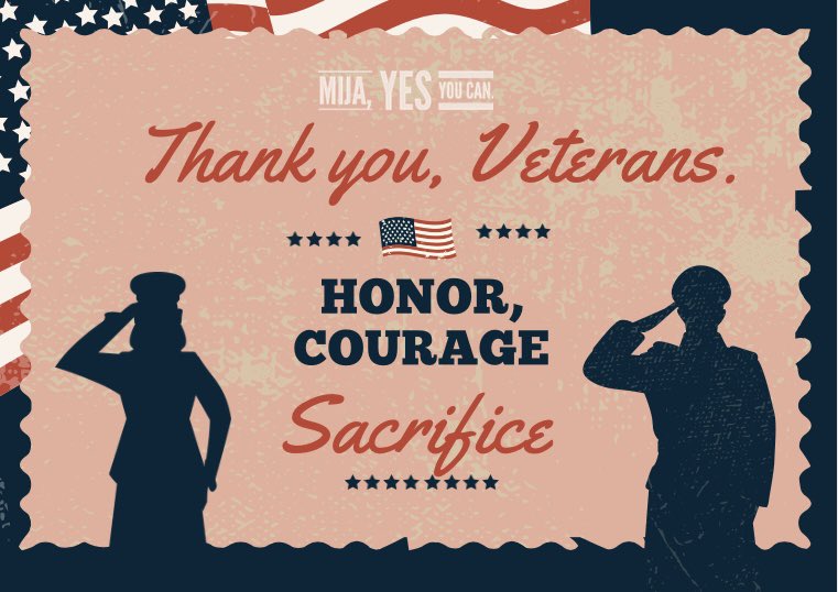 mijayesyoucan's tweet photo. 🇺🇸 Land of the free because of the brave.🇺🇸⠀
⠀
🌟 Happy Veteran’s Day to all the women and men who sacrificed their lives for our freedom. We appreciate you today and every day!⠀
••••⠀
#MijaYesYouCan #MijaStrong #VeteransDay #Veteran #WomenInMilitary #WomenInService https://t.co/VrioVlpUHk