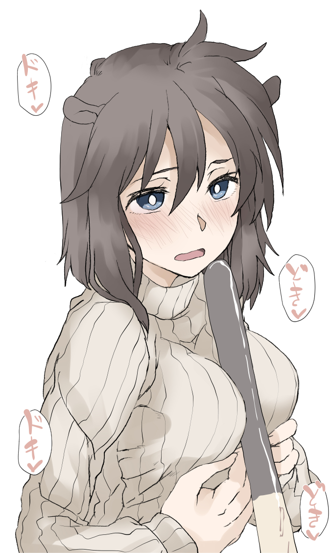 縦セタとポッキーの欲張りセット  #人型ちゃん 