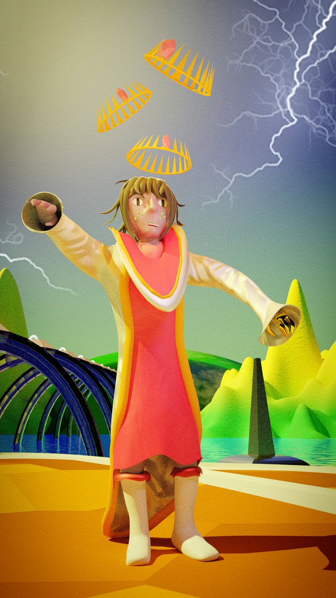 grease_wizard's tweet photo. made a little wizard with Blender. this was my first real attempt at working with hair. I like this effort, but I already see the twenty things I'd like to improve for the next one
#blender #b3d #littlewizard https://t.co/ShWyMOQqyJ