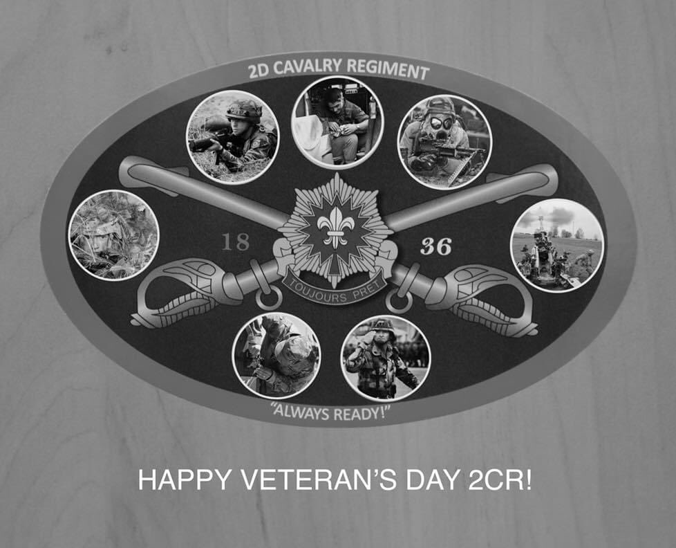 Today, we thank and honor all American Veterans! The photos you see in the picture below are Veterans who served in 2CR throughout the years. Comment below if you are a 2CR veteran with the years you served! #VeteransDay #AlwaysReady #StrongerTogether
