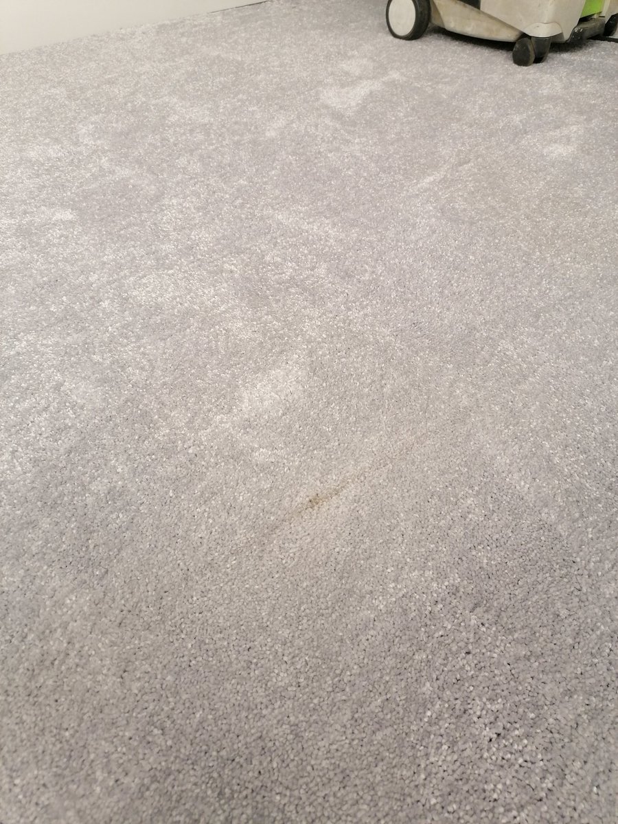 StuPedals's tweet photo. Update: except for whoever cut and rolled the carpet! Just rolled it out and it's got marks all over it including a big pale brown stain...😐 https://t.co/BVkbvzyaw1