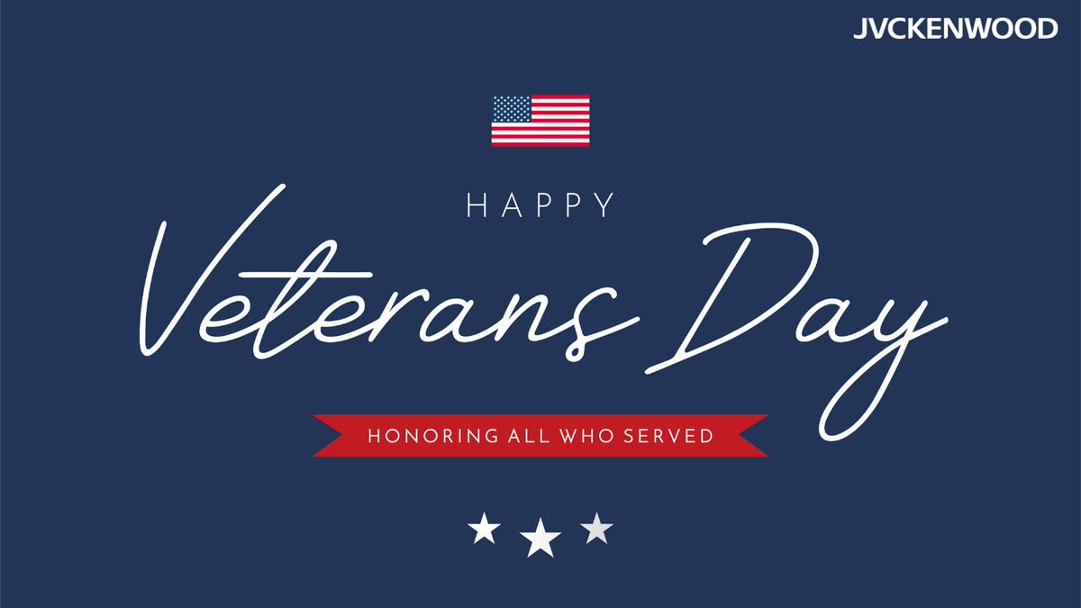 JVCKENWOOD Happy Veteran's Day