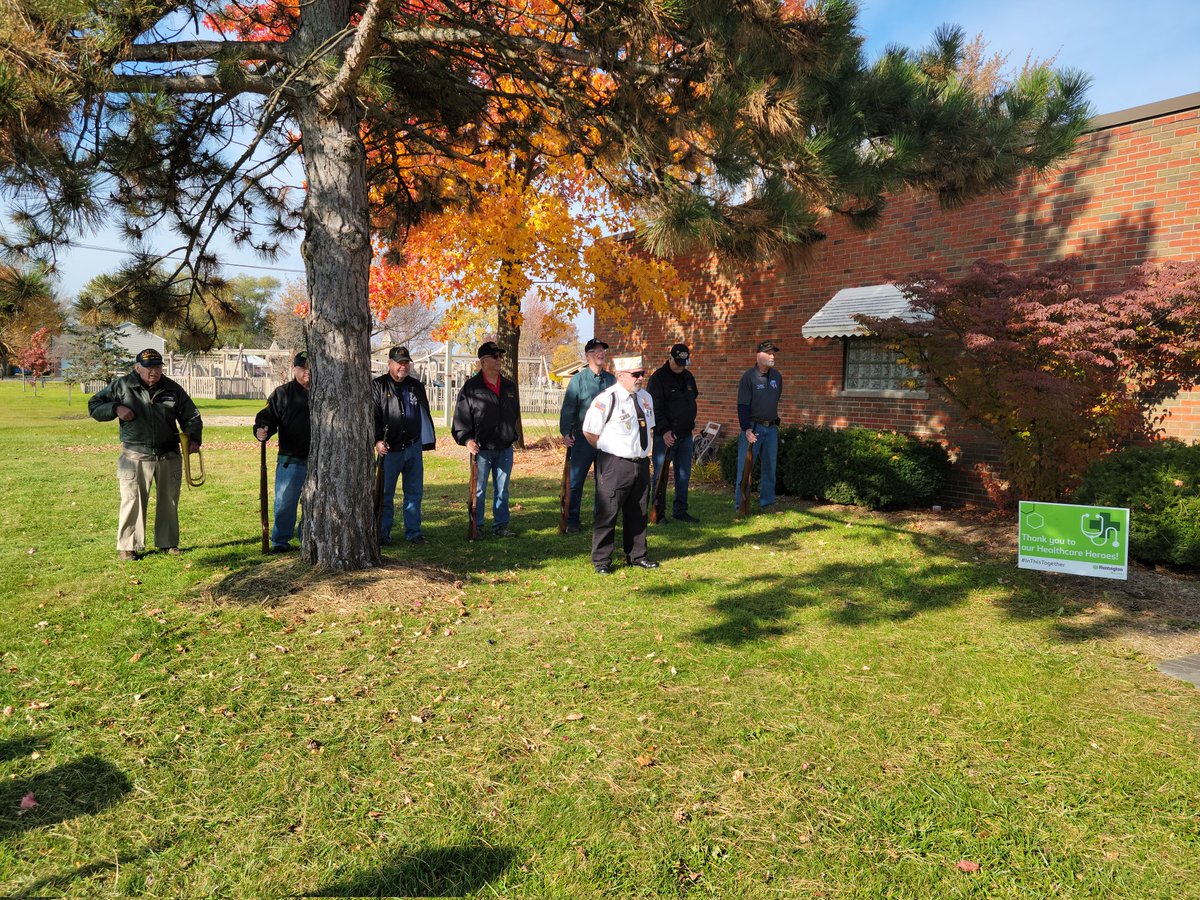 JimRodgers89's tweet photo. #VeteranDay ceremony at the Fraser VFW with Fraser H.S. Jazz band performing patriotic music! Thank you for your service, Veterans! Proud to be an American! @FraserSchools #FraserFamily https://t.co/Y3PMyqvvYt