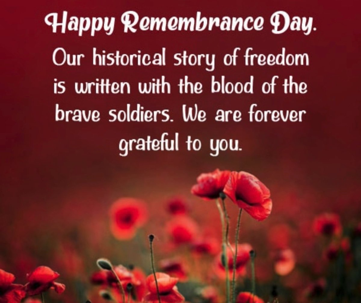 Let us remember all the Fallen soldiers and surviving veterans who gave their lives so we could live ours!