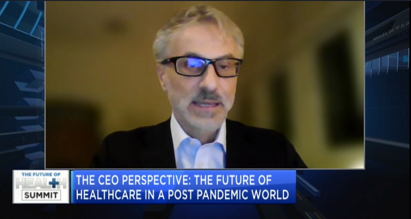 cnbcafrica's tweet photo. [LIVE] #Fireside chat with @Philips Middle East, Turkey and Africa CEO, Vincenzo Ventricelli, unpacking the future of #healthcare in a post-pandemic world. 
To access the @Philips #FutureHealthIndex 2021, be sure to visit https://t.co/KQKbWK4ozb.
#FOHSUMMIT  
#futurehealth https://t.co/Use45MTVQK
