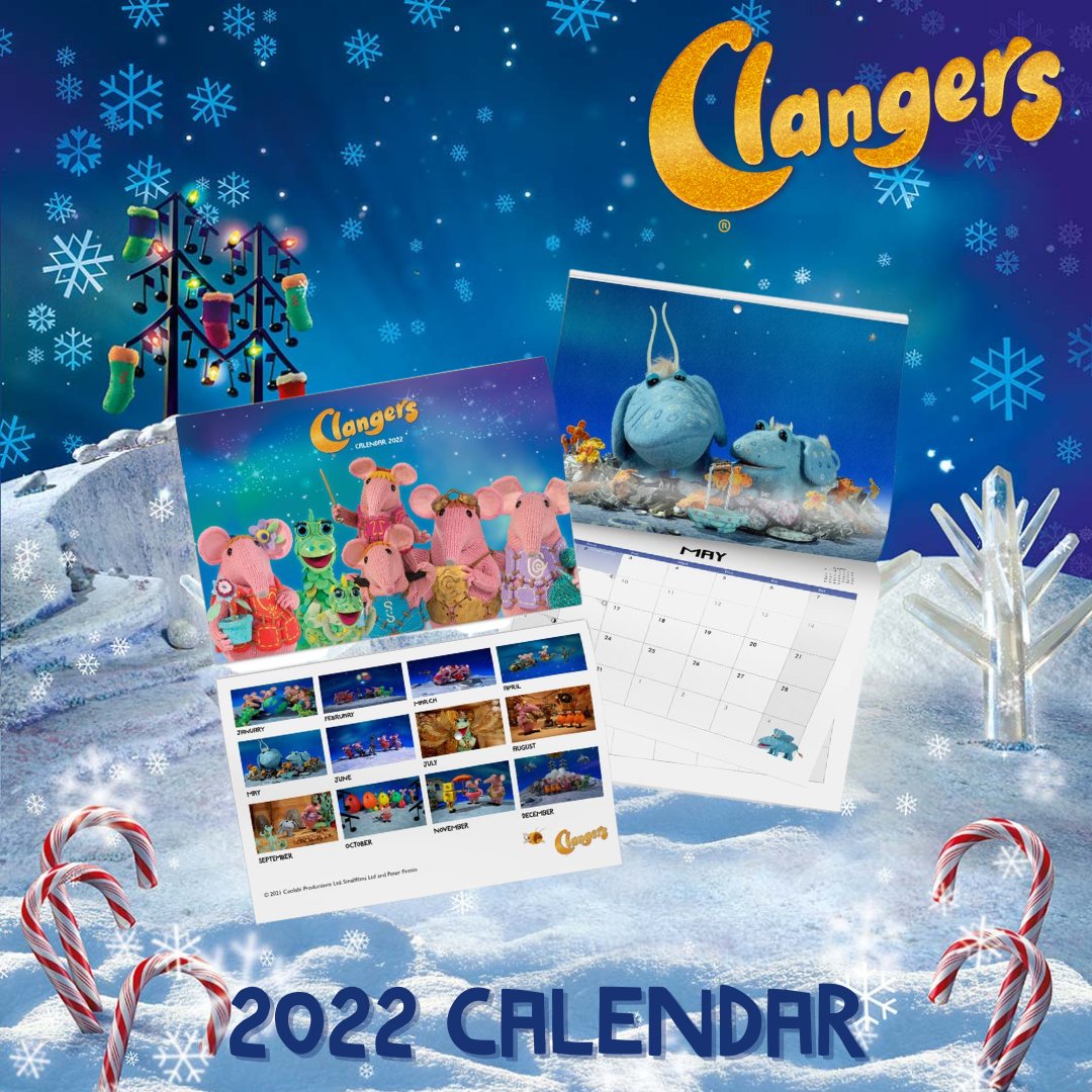 Make 2022 the most Clangery of years with our brand new Clangers Calendar! 📆🥳

Available for a limited time via our shop 👉 bit.ly/3D6l5QU