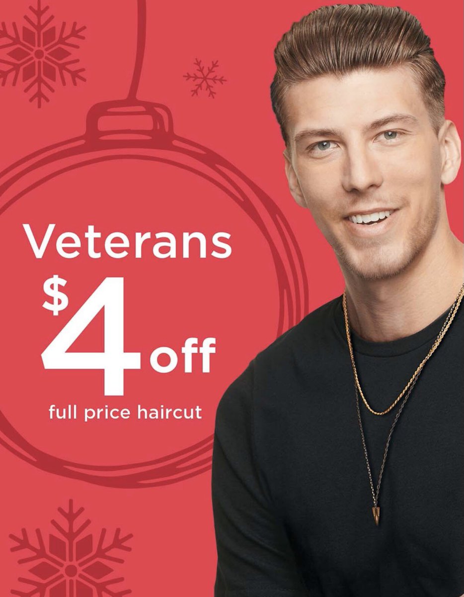 SmartStyleSalon's tweet photo. Thank you to all of our wonderful veterans who have bravely served our country! πΊπΈ If youβre a veteran, take $4 off your next haircut at SmartStyle!
#mysmartstyle #smartstylesalon #smartstyle #hair #hairstyle #hairsalon #hairdressermagic #hairgoals #veteran #VeteransDay https://t.co/2ladTNChRM