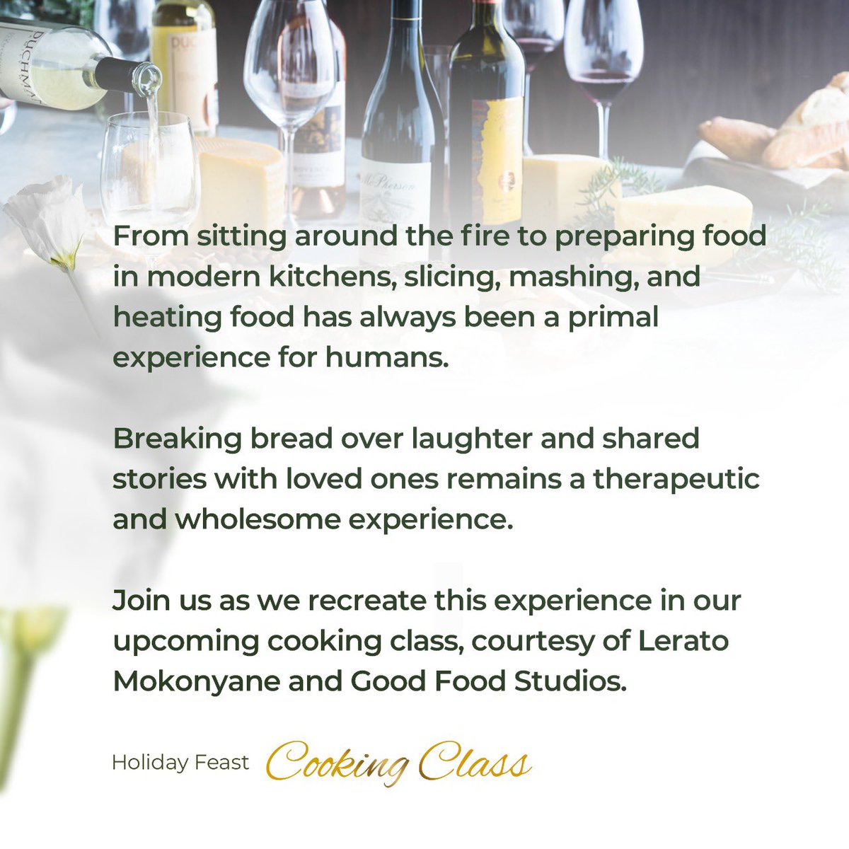 lee_mokonyane's tweet photo. Hey loves, please help spread the word by retweeting 🥺❤️ and join us for a fun filled day! This interactive class is designed to equip us with a toolkit of tips, recipes, and strategies to make the many connections between food and mental health. https://t.co/HP4CniLEOW
