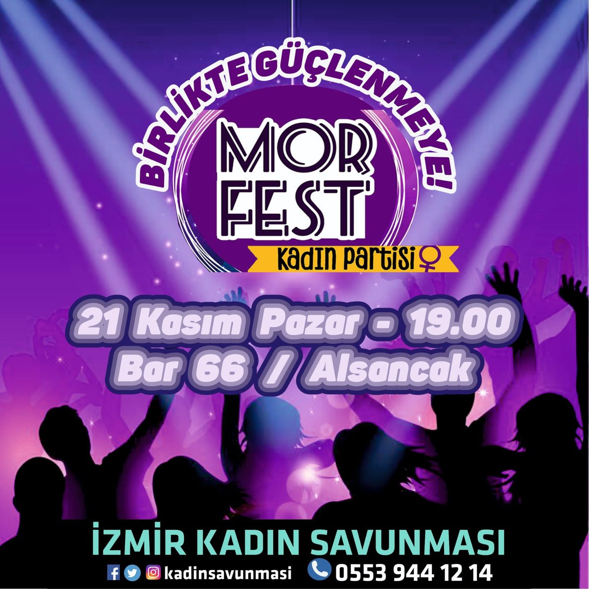 YildizNeylan's tweet photo. İzmir Kadın Savunması olarak bu yıl üçüncüsünü düzenliyoruz, 
Kadınlar partimiz var🤟 💜🌈😘#morfest #kadınpartisi #haydikadınlarsavunmaya #istanbulsözleşmesiyaşatır https://t.co/uKoZVIrKnI