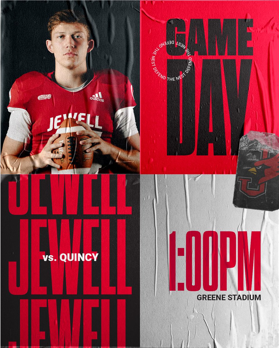 🔴 Battle of the Birds 🟤 

🆚 Quincy
📍 Greene Stadium
🎓 Senior Day
⌚️ 1 pm 
🎥 GLVCSN.com 

#DefendTheNest